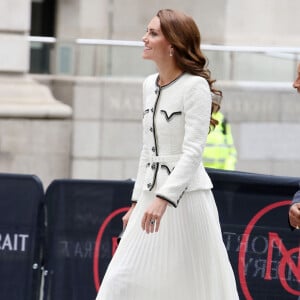 Catherine (Kate) Middleton, princesse de Galles, arrive à la réouverture de la National Portrait Gallery à Londres, Royaume-Uni, le 20 juin 2023. 