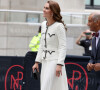 Elle avait choisi une veste Chanel inédite.
Catherine (Kate) Middleton, princesse de Galles, arrive à la réouverture de la National Portrait Gallery à Londres, Royaume-Uni, le 20 juin 2023. 