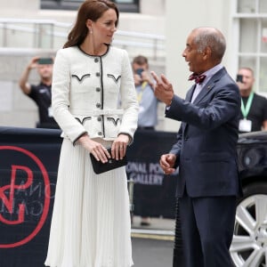 Catherine (Kate) Middleton, princesse de Galles, arrive à la réouverture de la National Portrait Gallery à Londres, Royaume-Uni, le 20 juin 2023. 