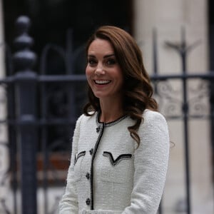 Catherine (Kate) Middleton, princesse de Galles, arrive à la réouverture de la National Portrait Gallery à Londres, Royaume-Uni, le 20 juin 2023. 