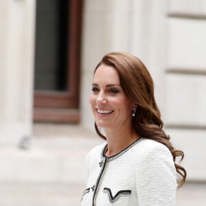 Catherine (Kate) Middleton, princesse de Galles, arrive à la réouverture de la National Portrait Gallery à Londres, Royaume-Uni, le 20 juin 2023. 