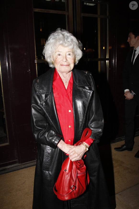 Claude Sarraute - Générale de la pièce "Harold et Maude" au Théâtre Antoine à Paris, le 5 mars 2012.