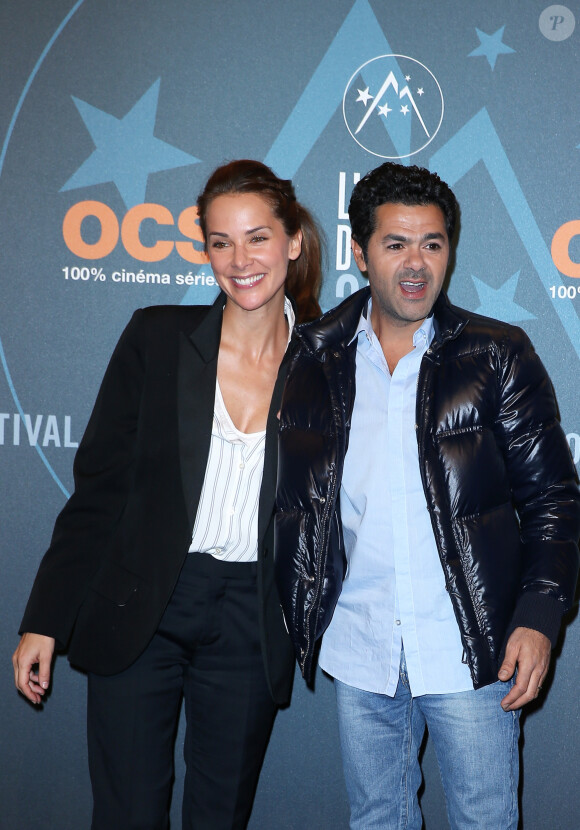 Jamel Debbouze et sa femme Mélissa Theuriau lors de la cérémonie de clôture du 19ème Festival International du film de Comédie de l'Alpe d'Huez, le 16 janvier 2016.© Dominique Jacovides/Bestimage