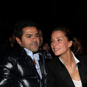 Jamel Debbouze et sa femme Mélissa Theuriau lors de la cérémonie de clôture et palmarès du 19ème Festival International du film de Comédie de l'Alpe d'Huez, le 16 janvier 2016. Le film "La vache" remporte trois récompenses, le Grand Prix, e Prix du Public et le Prix d'Interprétation Michel Galabru (reçu par Fatsah Bouyahmed). © Dominique Jacovides/Bestimage