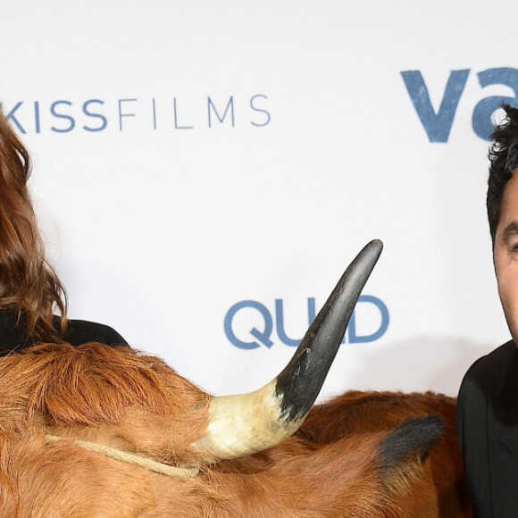 Mélissa Theuriau et son mari Jamel Debbouze - Avant-première du film "La Vache" au cinéma Pathé Wepler à Paris le 14 février 2016. © Coadic Guirec/Bestimage