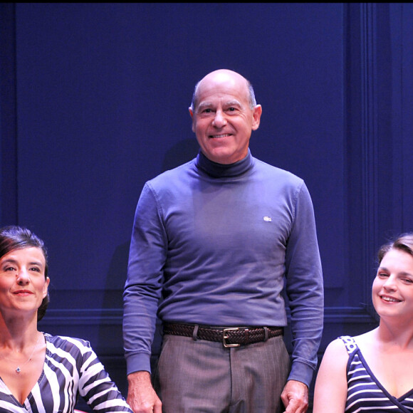 Didier Bénureau, Romane Borhinger, Aliénor Marcade Sechan - Filage de la pièce "Les amis du placard" au Théâtre de la Pépinière à Paris en 2010.