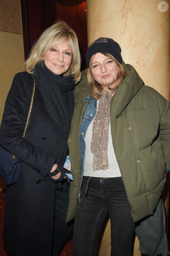 Semi-exclusif - Maryse Gildas et sa fille Valérie Leulliot à la générale du woman show "Vive Demain !" de Michèle Bernier au théâtre des Variétés à Paris le 28 janvier 2019. © Coadic Guirec/Bestimage