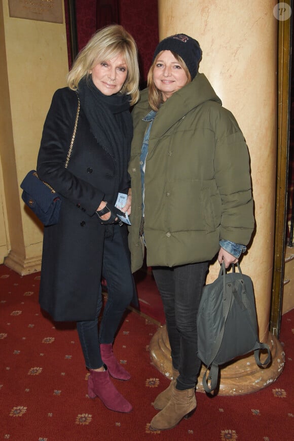 Semi-exclusif - Maryse Gildas et sa fille Valérie Leulliot à la générale du woman show "Vive Demain !" de Michèle Bernier au théâtre des Variétés à Paris le 28 janvier 2019. © Coadic Guirec/Bestimage