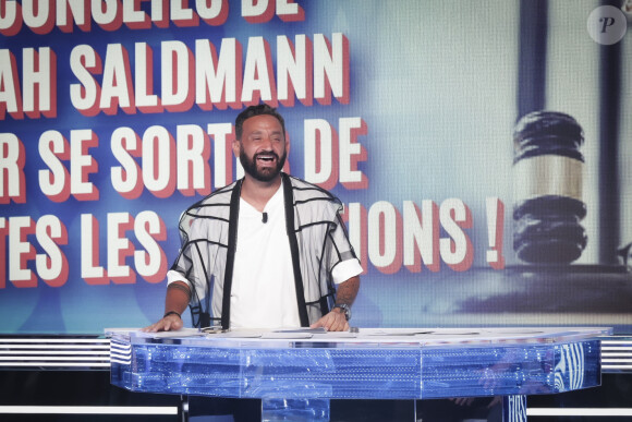 Exclusif - Cyril Hanouna sur le plateau de l'émission TPMP (Touche Pas à Mon Poste) présentée par C.Hanouna et diffusée en direct sur C8 à Paris, France, le 31 mai 2023. © Jack Tribeca/Bestimage 