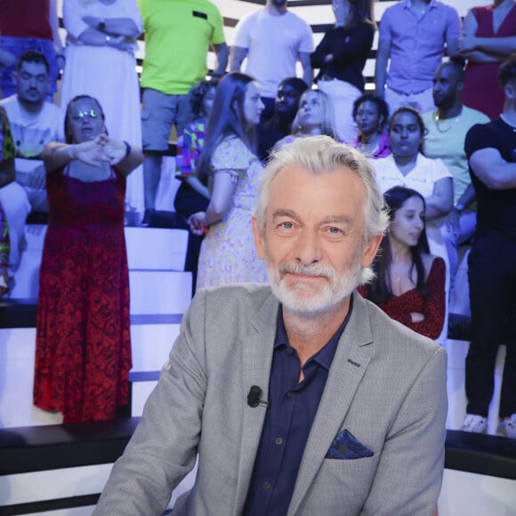 Exclusif - Gilles Verdez - Plateau de l'émission TPMP (Touche Pas à Mon Poste) présentée en direct par C.Hanouna et diffusée sur C8 à Paris le 13 juin 2023. © Jack Tribeca / Bestimage