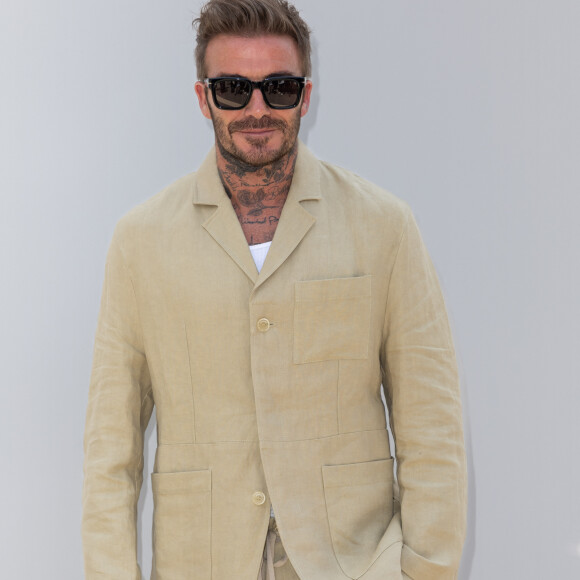 David Beckham au photocall du défilé Jacquemus collection "Le chouchou" automne-hiver 2023/2024, même si la marque est désormais déconnectée du traditionnel calendrier de la mode et livre des collections qui ne sont plus liées aux saisons, au château de Versailles, France, le 26 juin 2023. © Olivier Borde/Bestimage 