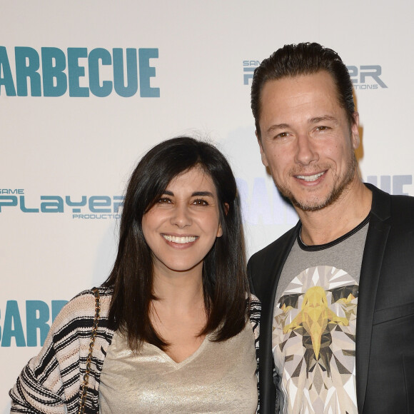 Elle garde de bonnes relations avec ses ex, comme avec Stéphane Rousseau notamment.
Stéphane Rousseau et Reem Kherici - Avant-première du film "Barbecue" au cinéma Gaumont Opéra à Paris, le 7 avril 2014.