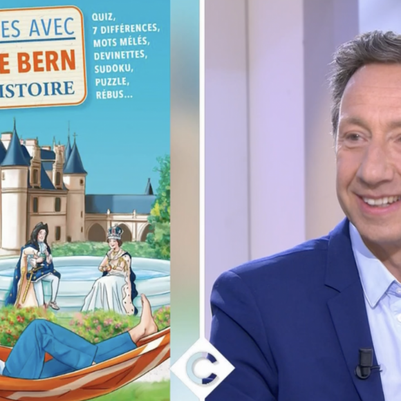 Stéphane Bern invité de "C à vous" pour présenter son carnet de vacances. France 5