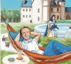 Stéphane Bern invité de "C à vous" pour présenter son carnet de vacances. France 5