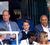 Le fils de Charles III a emmené George de Cambridge, bientôt 10 ans, assister à un match cricket
Le prince William et son fils aîné le prince George de Cambridge regardant la quatrième journée des Ashes, les célèbres test-matchs de cricket entre l'Australie et l'Angleterre, le 1er juillet 2023