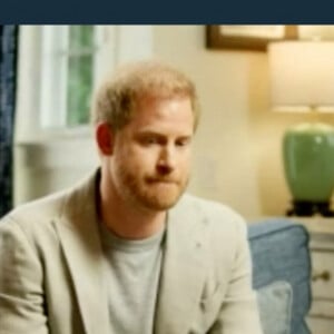 Le Prince Harry a participé à un événement en direct avec le docteur Gabor Maté, expert dans les traumatismes liés à l'enfance. Le 4 mars 2023. 