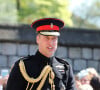 Alors, le prince Harry n'a t-il pas voulu venir ? 
Les princes Harry et William arrivent à la chapelle St. George au château de Windsor - Mariage du prince Harry et de Meghan Markle au château de Windsor, Royaume Uni, le 19 mai 2018. 