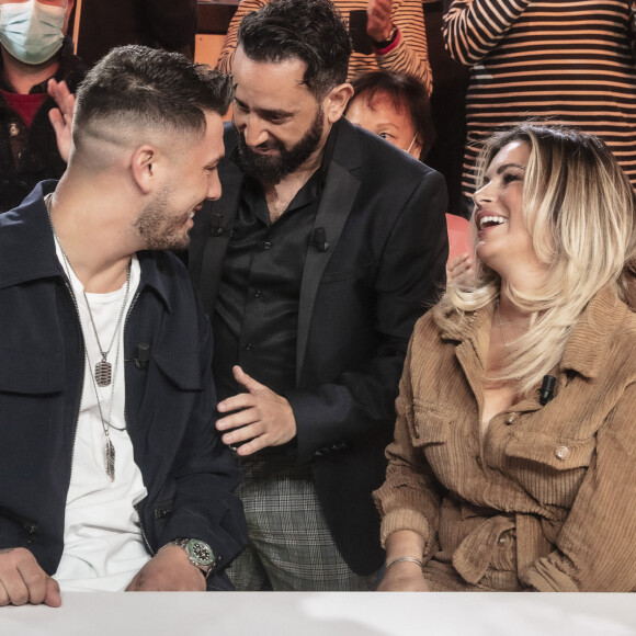 Exclusif - Kevin Guedj, Cyril Hanouna, Carla Moreau - Enregistrement de l'émission "Touche Pas à Mon Poste (TPMP)", présentée par C.Hanouna et diffusée sur C8 le 5 novembre © Jack Tribeca / Bestimage 
