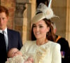 Notamment George, son filleul. Sa soeur, elle-même, est la filleule de la princesse Diana. 
Kate Catherine Middleton, duchesse de Cambridge, lors du bapteme de son fils, le prince George, en la chapelle royale du palais St James a Londres. Le 23 octobre 2013 