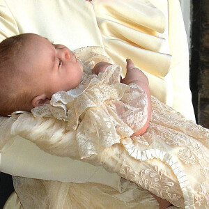 Kate Catherine Middleton, duchesse de Cambridge, lors du bapteme de son fils, le prince George, en la chapelle royale du palais St James a Londres. Le 23 octobre 2013 