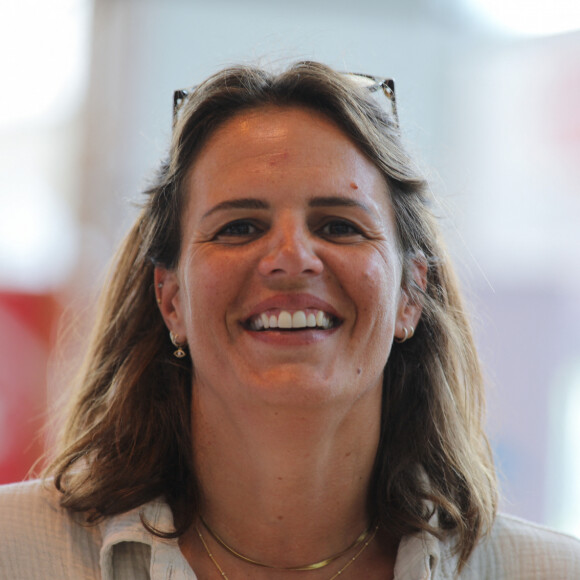 Laure Manaudou assiste aux championnats de France Élites en grand bassin de natation à Rennes, France, le 15 juin 2023. © Mickael Chavet/Zuma Press/Bestimage