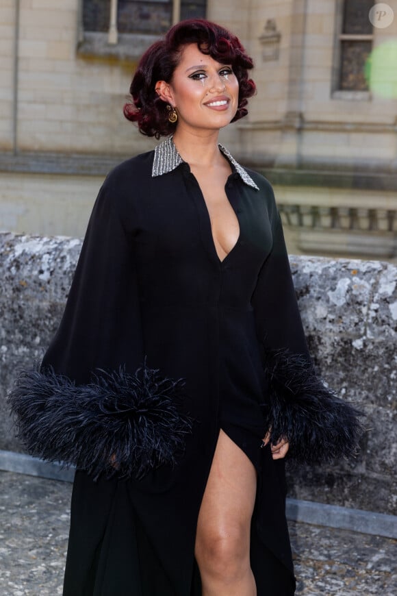 Raye - Défilé de mode automne-hiver 2024 Haute-Couture "Valentino" au château de Chantilly, lors de la fashion week de Paris. Le 5 juillet 2023. © Olivier Borde / Bestimage