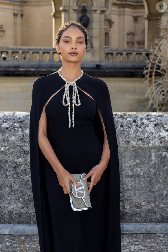 Sharon Alexie - Défilé de mode automne-hiver 2024 Haute-Couture "Valentino" au château de Chantilly, lors de la fashion week de Paris. Le 5 juillet 2023. © Olivier Borde / Bestimage