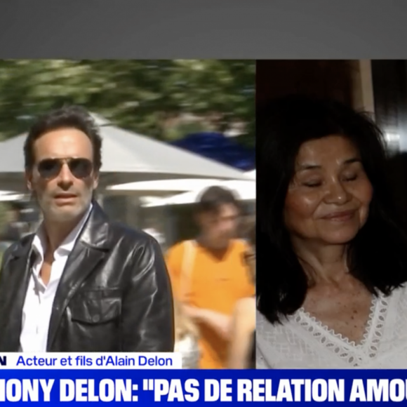 Anthony Delon en interview sur BFMTV.