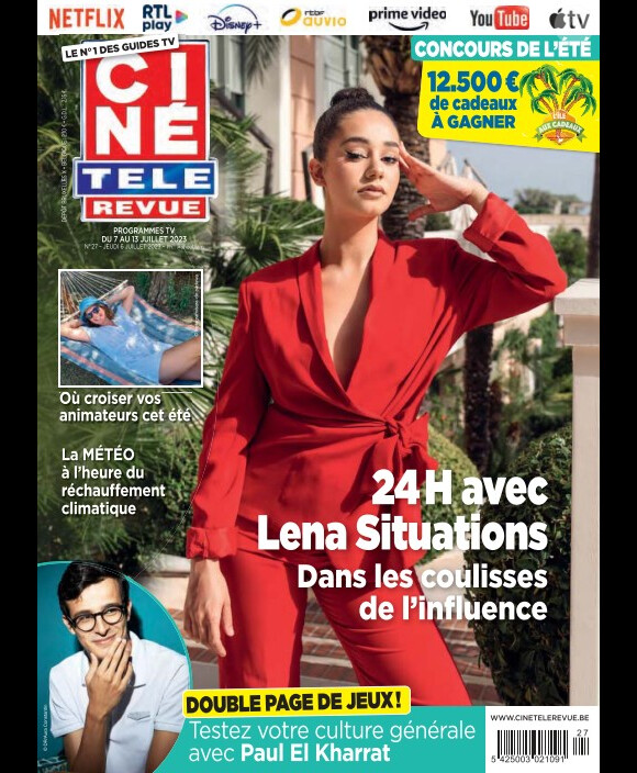 Des confidences à retrouver dans le magazine "Ciné Télé Revue", paru le jeudi 6 juillet 2023.
