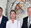 Albert est venu sans son épouse Charlène
Exclusif - Le prince Albert II de Monaco et sa soeur la princesse Caroline de Hanovre ont visité la 7ème édition d'artmonte-carlo au Grimaldi Forum à Monaco, le 7 jullet 2023.