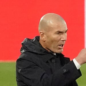 Zinedine Zidane au Stade Alfredo-Di-Stéfano le 9 mai 2021. © Acero/Alterphotos/Panoramic / Bestimage 