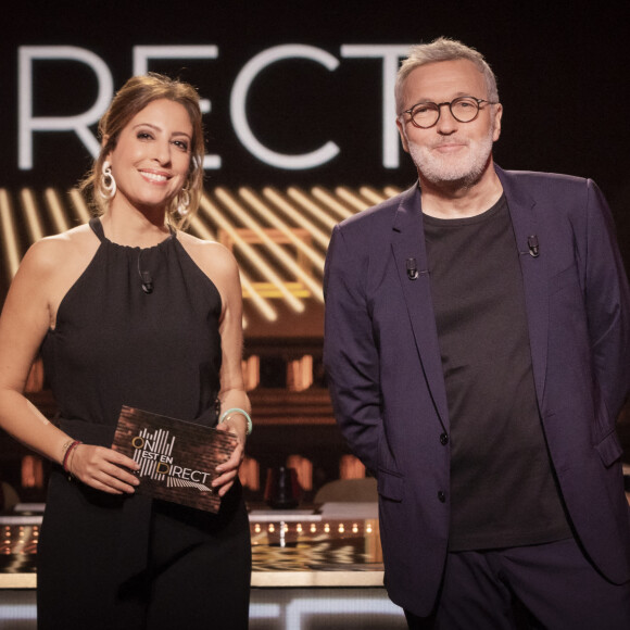 Exclusif - Léa Salamé, Laurent Ruquier lors de la dernière émission de L.Ruquier pour "On Est En Direct (OEED)" et diffusée en direct sur France 2, à Paris, France, le 4 juin 2022. © Jack Tribeca/Bestimage 