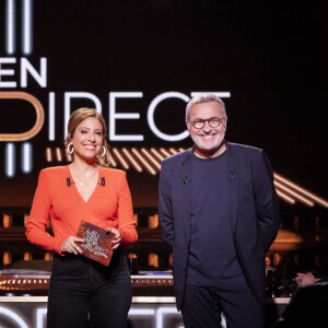 Exclusif - Léa Salamé, Laurent Ruquier - Sur le plateau de l'émission On Est En Direct - Paris le 09/04/2022 - © Jack Tribeca / Bestimage 