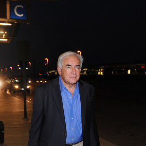 L'ancien directeur du FMI Dominique Strauss-Kahn arrive à l'aéroport de Washington - 2011.