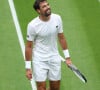 Alizé Lim et lui vont se mettre ensemble, avant une rupture en 2014
Jeremy Chardy (Fra) lors du tournoi de Wimbledon 2023 à Londres, le 4 juillet 2023.