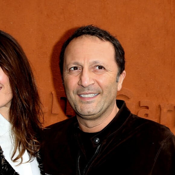 Mareva Galanter et son compagnon Arthur (Jacques Essebag) - People au village des internationaux de France de tennis à Roland Garros à Paris 5 juin 2016. © Dominique Jacovides / Bestimage 