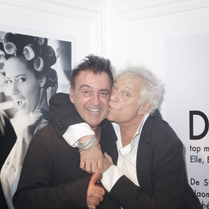 Exclusif - Antoine Verglas, Laurent Boyer - Vernissage de l'exposition éphémère d'Antoine Verglas à la Galerie La Hune. Paris, le 4 juillet 2023. © Jack Tribeca/Bestimage