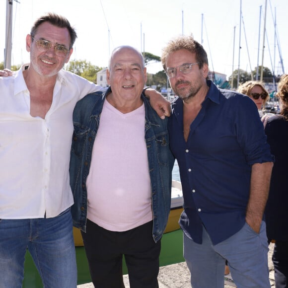 Jérôme Bertin, Michel Cordes, Stéphane Hénon Plus belle la vie - Le festival de fiction TV de La Rochelle samedi 17 septembre 2022. © Christophe Aubert via Bestimage