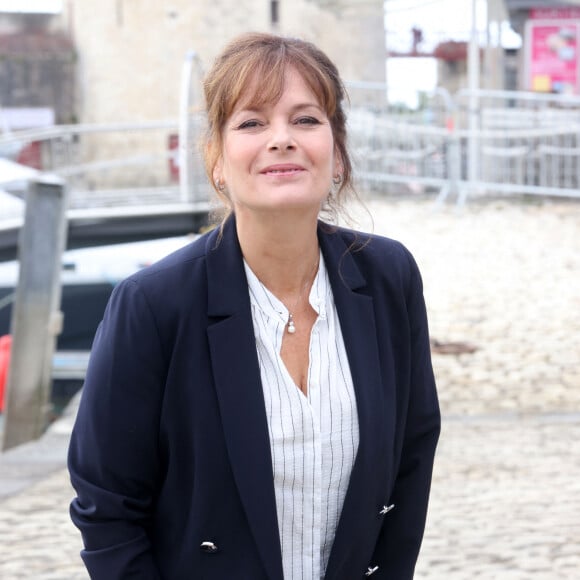 Cécilia Hornus au photocall de la série "Plus belle la vie" lors de la 23ème édition du Festival de la Fiction tv de la Rochelle 2021, à La Rochelle, France, le 18 septembre 2021. © Jean-Marc LHomer/Bestimage 