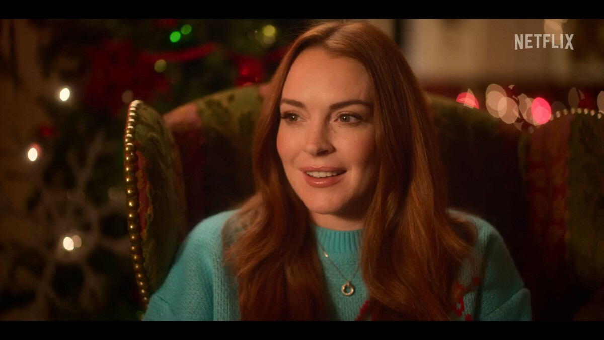 Photo : Lindsay Lohan et Chord Overstreet dans la bande-annonce de leur prochain film de 