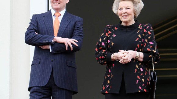 La reine Beatrix, toute pimpante, et son grand fiston, tout sourire, méritent vraiment une médaille !