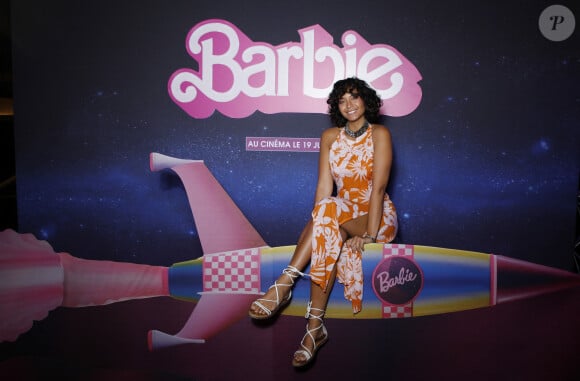 Exclusif - Vaimalama Chaves (Miss France 2019) - Avant-première du film "Barbie" au Grand Rex à Paris le 18 juillet 2023. © Denis Guignebourg/Bestimage 