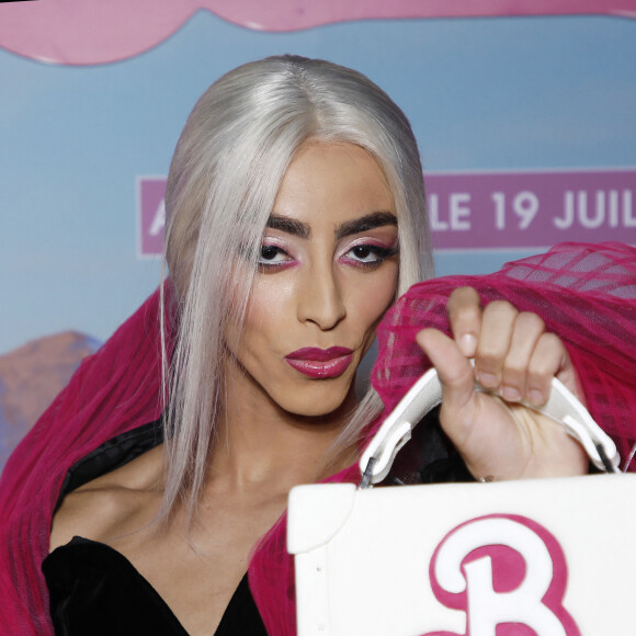 Exclusif - Bilal Hassani - Avant-première du film "Barbie" au Grand Rex à Paris le 18 juillet 2023. © Denis Guignebourg/Bestimage 