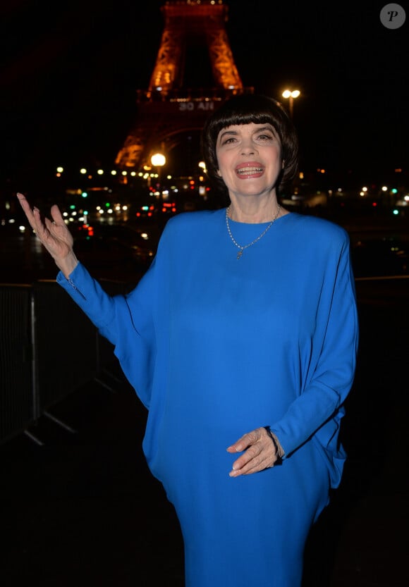 Exclusif - Mireille Mathieu - Backstage du concert anniversaire des 130 ans de la Tour Eiffel à Paris, qui sera diffusé le 26 octobre sur France 2. Le 2 octobre 2019. © Perusseau-Veeren/ Bestimage 