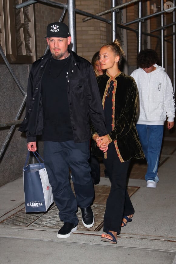 Nicole Richie et son mari Joel Madden à New-York