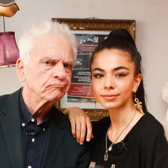 Les deux artistes parleront de leur actualité.
Exclusif - Jacky Jakubowicz, Elia - Enregistrement de l'émission "Jacky aux platines", présentée par Jacky Jakubowicz et diffusée la semaine du 22 juillet sur 20 Minutes TV. Le 28 juin 2023 © Christophe Clovis / Bestimage