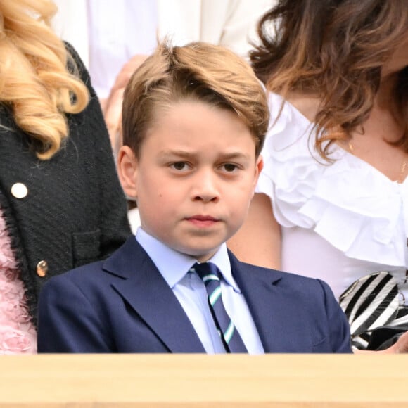 Sa mère va en effet lui faire son propre gâteau d'anniversaire !
Finale simple Messieurs- Victoire de Carlos Alcaraz Espagne contre Novak Djokovic Serbie - Royal Box - Prince George