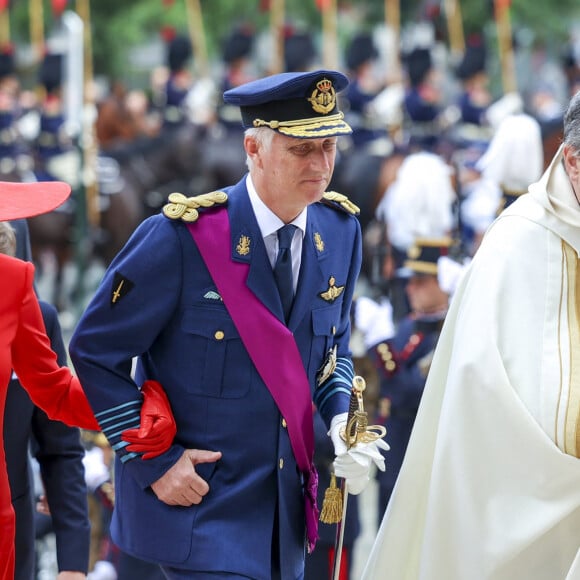 Roi Philippe et Reine Mathilde de Belgique - Célébrations de la Fête nationale de Belgique, 21 juillet 2023 à Bruxelles