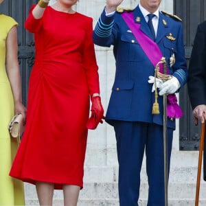 Roi Philippe et Reine Mathilde de Belgique - Célébrations de la Fête nationale de Belgique, 21 juillet 2023 à Bruxelles