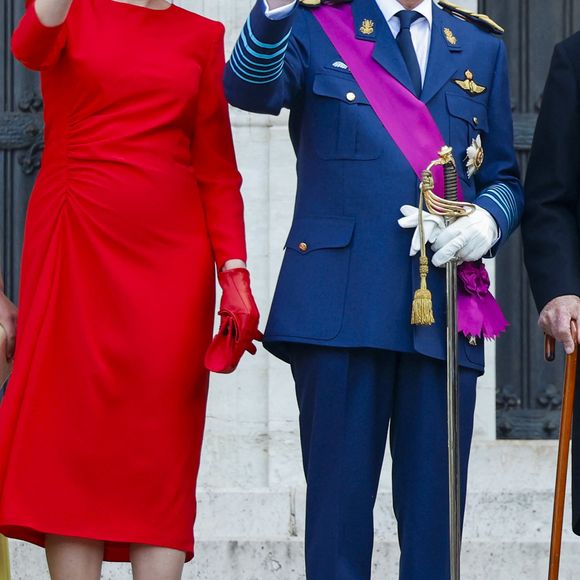 Roi Philippe et Reine Mathilde de Belgique - Célébrations de la Fête nationale de Belgique, 21 juillet 2023 à Bruxelles